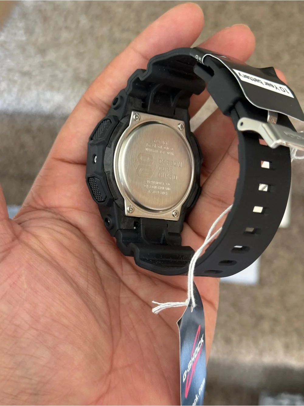 G-SHOCK Casio Black Rugged Analog-Digital Watch Mens